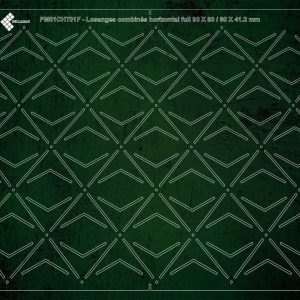 PM01CHT01- Losanges combinés horizontal 90x80 / 80x41.2 mm