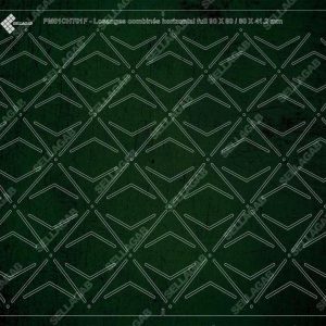PM01CHT01- Losanges combinés horizontal 90x80 / 80x41.2 mm