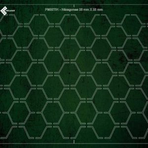 PM02T01 - Hexagones 25x25 mm réguliers