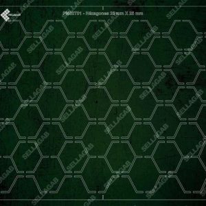 PM02T01 - Hexagones 25x25 mm réguliers