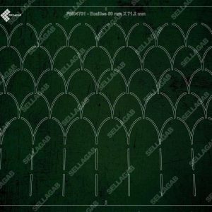 PM04T01 - Écailles 50x71.2 mm