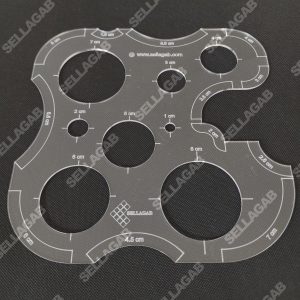Gabarits pour tracer les cercles et coins