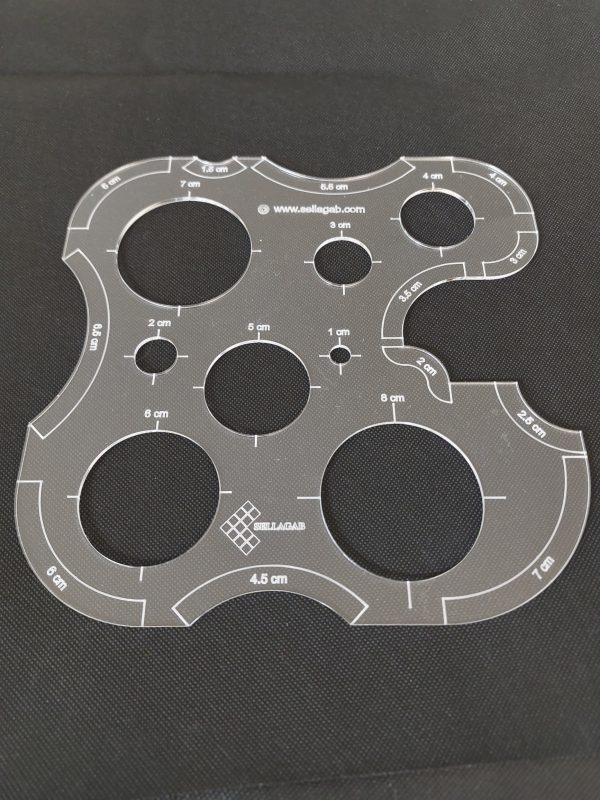 Gabarits pour tracer les cercles et coins